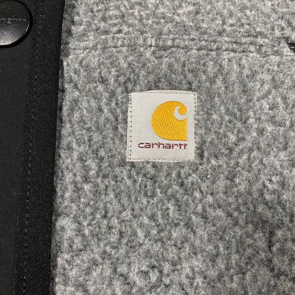 Carhartt Sherpa Fleece Snap Front Vest Womens 2X Plus Relaxed Fit Gray NWT - Picture 8 of 16